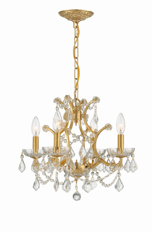 Crystorama 4454-GA-CL-SAQ Filmore Four Light Mini Chandelier Antique Gold Main Image.jpg