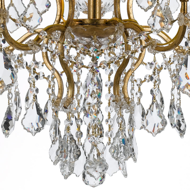 Crystorama 4455-GA-CL-MWP Filmore Six Light Chandelier Antique Gold Alternate Image.jpg