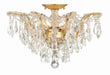 Crystorama 4457-GA-CL-MWP Filmore Five Light Flush Mount Antique Gold Alternate Image 2.jpg
