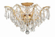 Crystorama 4457-GA-CL-SAQ Filmore Five Light Flush Mount Antique Gold Main Image.jpg