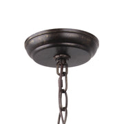Crystorama 506-EB-GA Broche Six Light Chandelier English Bronze / Antique Gold Alternate Image 2.jpg