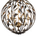 Crystorama 506-EB-GA Broche Six Light Chandelier English Bronze / Antique Gold Alternate Image 4.jpg