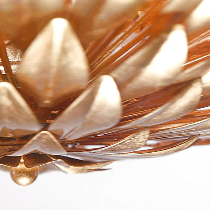 Crystorama 507-GA Broche Six Light Flush Mount Antique Gold Alternate Image 2.jpg