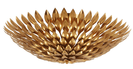 Crystorama 507-GA Broche Six Light Flush Mount Antique Gold Main Image.jpg
