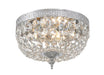 Crystorama 708-CH-CL-SAQ Ceiling Mount Two Light Flush Mount Polished Chrome Main Image.jpg