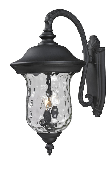 Z-Lite 534B-BK Armstrong Three Light Outdoor Wall Sconce, Black Main Image.jpg