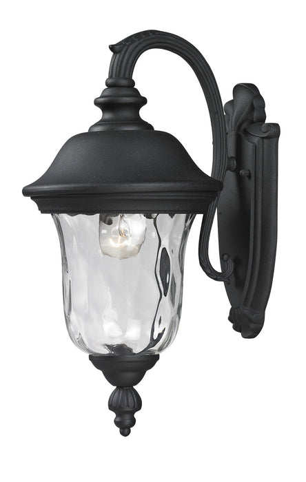 Z-Lite 534S-BK Armstrong One Light Outdoor Wall Sconce, Black Main Image.jpg