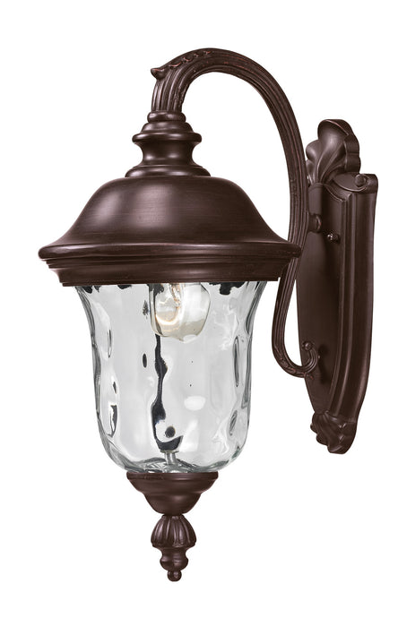 Z-Lite 534S-RBRZ Armstrong One Light Outdoor Wall Sconce, Bronze Main Image.jpg