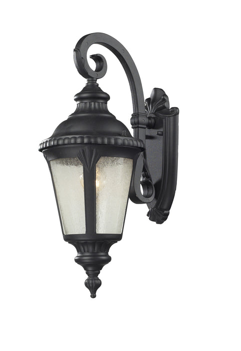 Z-Lite 545S-BK Medow One Light Outdoor Wall Sconce, Black Main Image.jpg