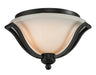 Z-Lite 703F2-MB Lagoon Two Light Flush Mount, Matte Black Main Image.jpg