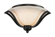 Z-Lite 703F3-MB Lagoon Three Light Flush Mount, Matte Black Main Image.jpg