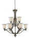 Z-Lite 704-9-BN Lagoon Nine Light Chandelier, Brushed Nickel Main Image.jpg