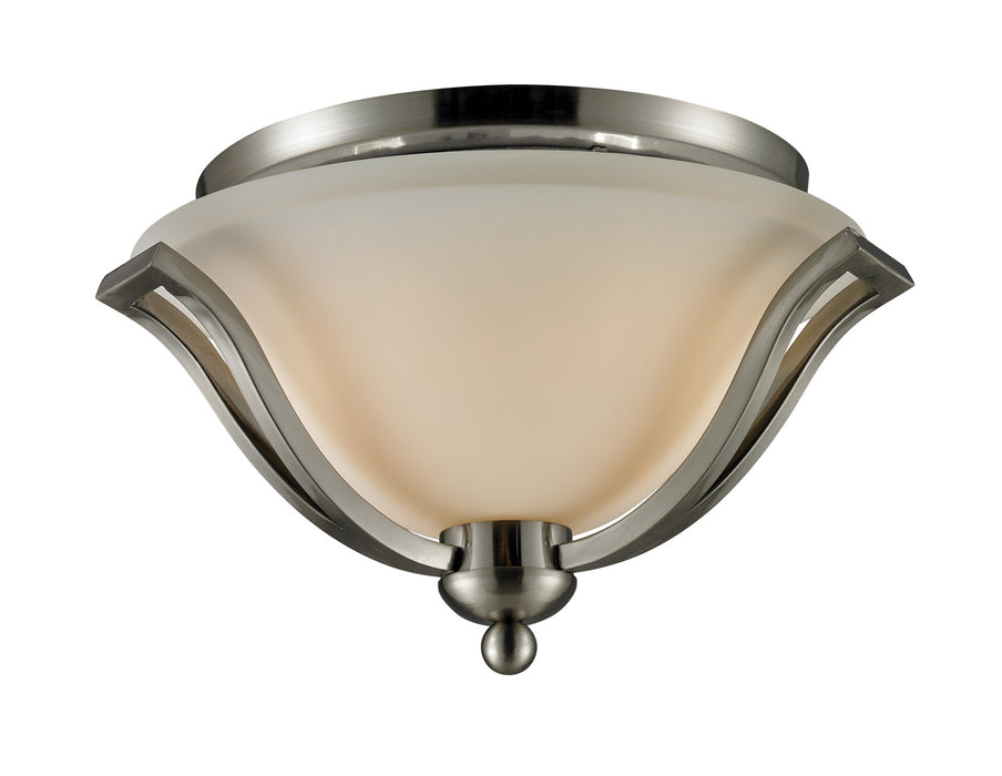 Z-Lite 704F2-BN Lagoon Two Light Flush Mount, Brushed Nickel Main Image.jpg