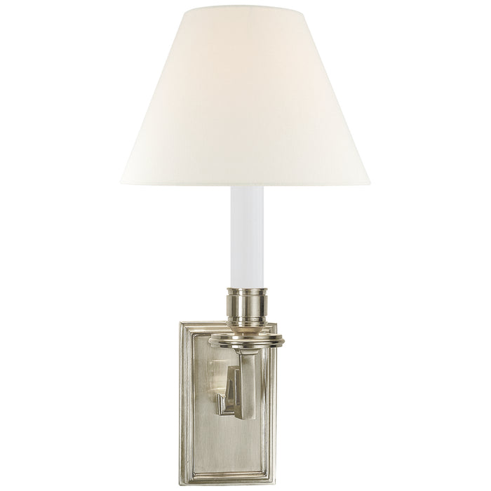 Dean One Light Wall Sconce, Brushed Nickel Alternate Image.jpg