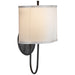 Simple Scallop One Light Wall Sconce, Bronze Main Image.jpg