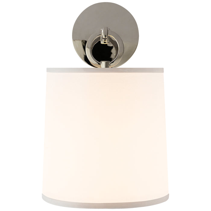 French Cuff One Light Wall Sconce, Polished Nickel Main Image.jpg