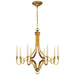 Mykonos Eight Light Chandelier, Antique-Burnished Brass Main Image.jpg