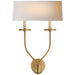 Symmetric Twist Two Light Wall Sconce, Antique-Burnished Brass Main Image.jpg