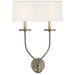 Symmetric Twist Two Light Wall Sconce, Antique Nickel Alternate Image.jpg