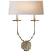 Symmetric Twist Two Light Wall Sconce, Antique Nickel Main Image.jpg