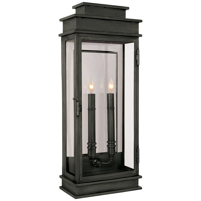 Linear Lantern Two Light Wall Sconce, Bronze Main Image.jpg