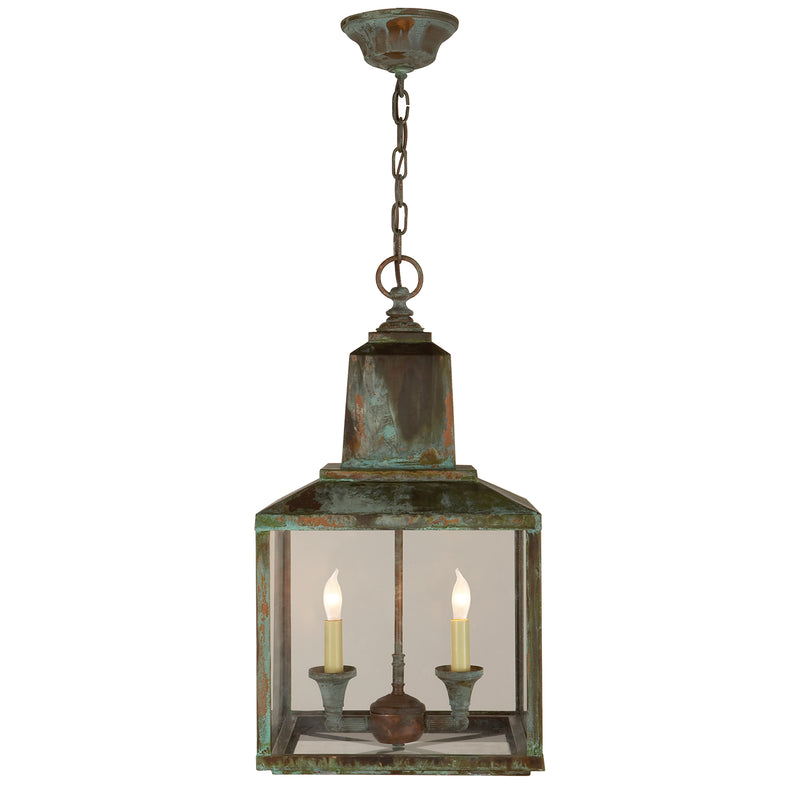 Brantley Two Light Lantern, Verdigris Main Image.jpg