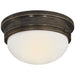 Marine Two Light Flush Mount, Bronze Main Image.jpg