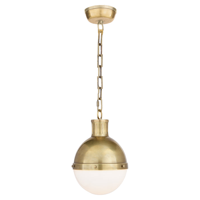 Hicks One Light Pendant, Hand-Rubbed Antique Brass Main Image.jpg