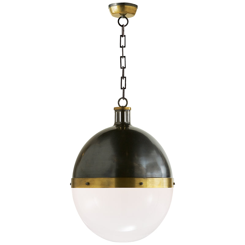 Hicks Two Light Pendant, Bronze With Antique Brass Main Image.jpg