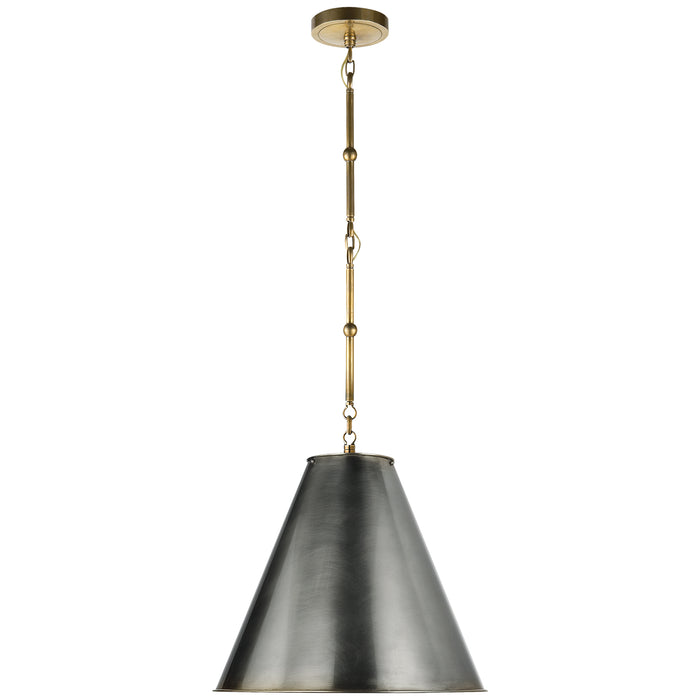 Goodman One Light Pendant, Hand-Rubbed Antique Brass Main Image.jpg