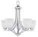 Maxim 11225FTSN Axis Five Light Chandelier, Satin Nickel Main Image.jpg