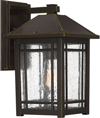 Quoizel CPT8408PN Cedar Point One Light Outdoor Wall Lantern, Palladian Bronze Alternate Image 4.jpg