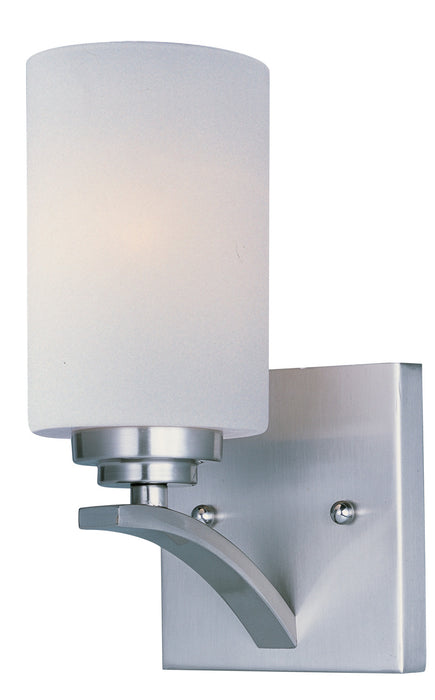 Maxim 20030SWSN Deven One Light Wall Sconce, Satin Nickel Main Image.jpg