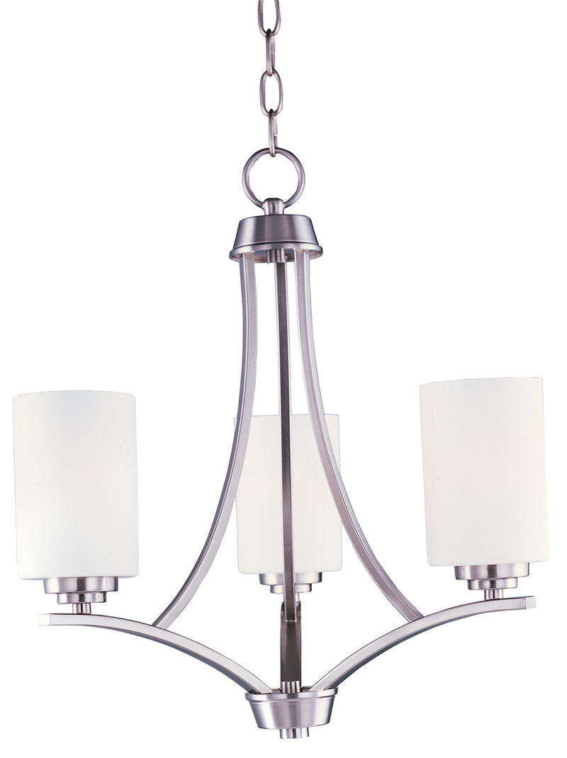 Maxim 20033SWSN Deven Three Light Chandelier, Satin Nickel Main Image.jpg