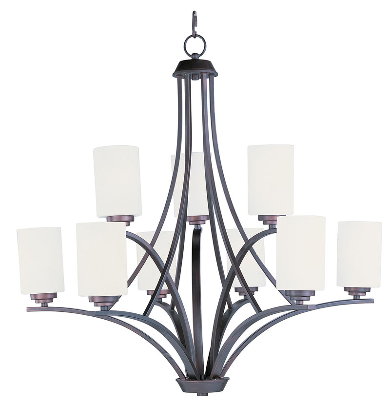 Maxim 20036SWOI Deven Nine Light Chandelier, Oil Rubbed Bronze Main Image.jpg