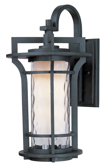 Maxim 30485WGBO Oakville One Light Outdoor Wall Lantern, Black Oxide Main Image.jpg