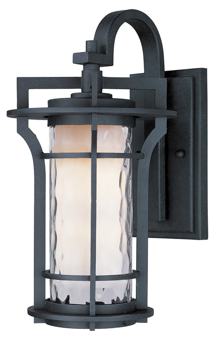 Maxim 30486WGBO Oakville One Light Outdoor Wall Lantern, Black Oxide Main Image.jpg