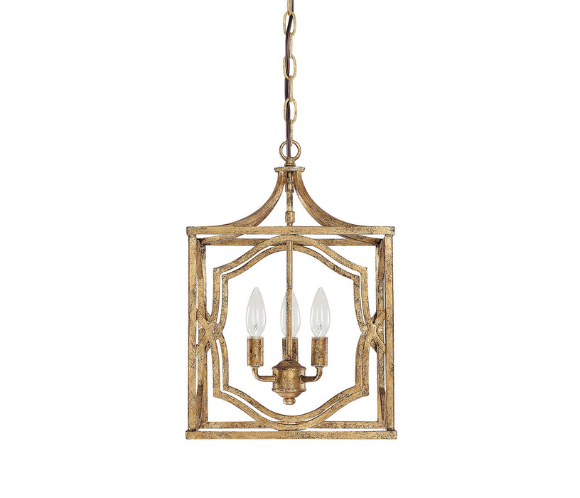 Capital Lighting 9481AG Blakely Three Light Foyer Pendant, Antique Gold Main Image.jpg