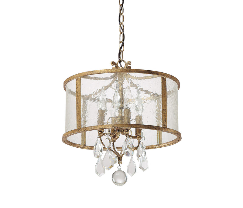 Capital Lighting 9484AG-CR Blakely Four Light Pendant, Antique Gold Main Image.jpg