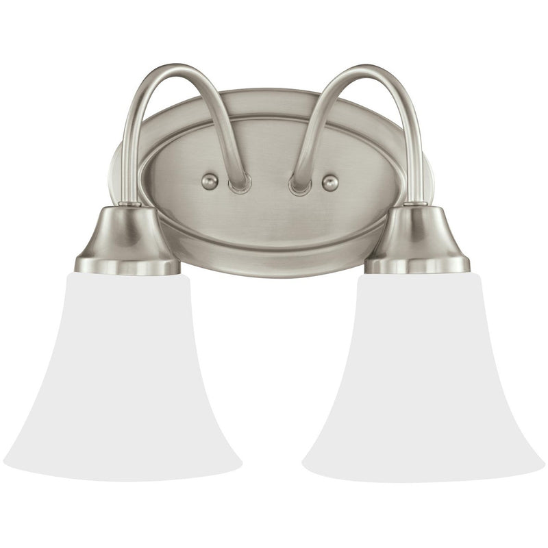 Generation Lighting 44806-962 Holman Two Light Wall / Bath, Brushed Nickel Main Image.jpg