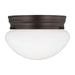 Generation Lighting 5326-710 Webster One Light Flush Mount, Bronze Main Image.jpg