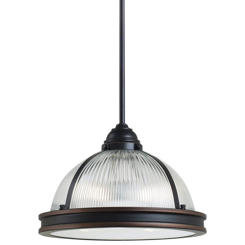 Generation Lighting 65061-715 Pratt Street Prismatic Two Light Pendant, Autumn Bronze Main Image.jpg