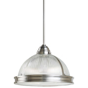 Generation Lighting 65061-962 Pratt Street Prismatic Two Light Pendant, Brushed Nickel Main Image.jpg
