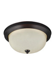 Generation Lighting 77063-710 Geary One Light Flush Mount, Bronze Main Image.jpg