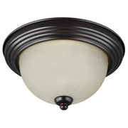 Generation Lighting 77065-710 Geary Three Light Flush Mount, Bronze Main Image.jpg