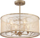 Minka-Lavery 4434-252 Sara'S Jewel Four Light Semi Flush Mount, Nanti Champaign Silver Alternate Image 2.jpg