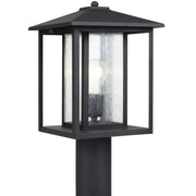 Generation Lighting 82027-12 Hunnington One Light Outdoor Post Lantern, Black Main Image.jpg
