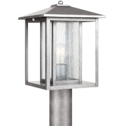 Generation Lighting 82027-57 Hunnington One Light Outdoor Post Lantern, Weathered Pewter Main Image.jpg