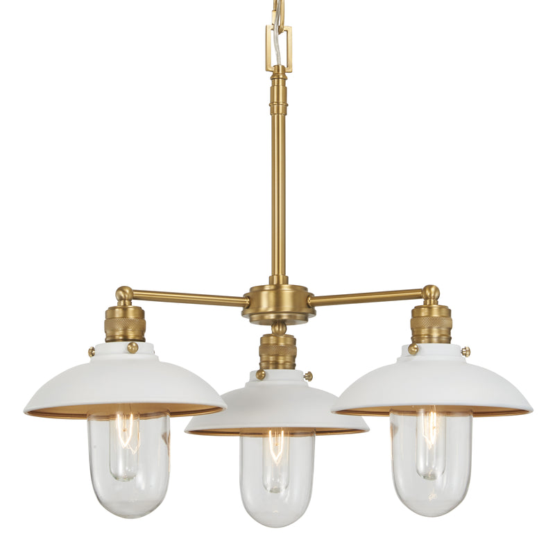 Minka-Lavery 5138-799 Downtown Edison Three Light Chandelier, White And Soft Brass Main Image.jpg