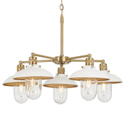 Minka-Lavery 5139-799 Downtown Edison Five Light Chandelier, White And Soft Brass Main Image.jpg